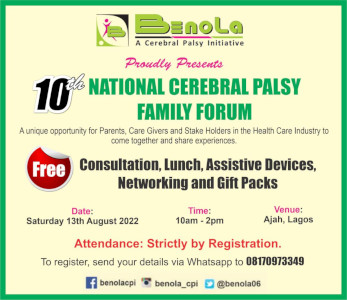 Benola's 10th National Cerebral Palsy Family Forum